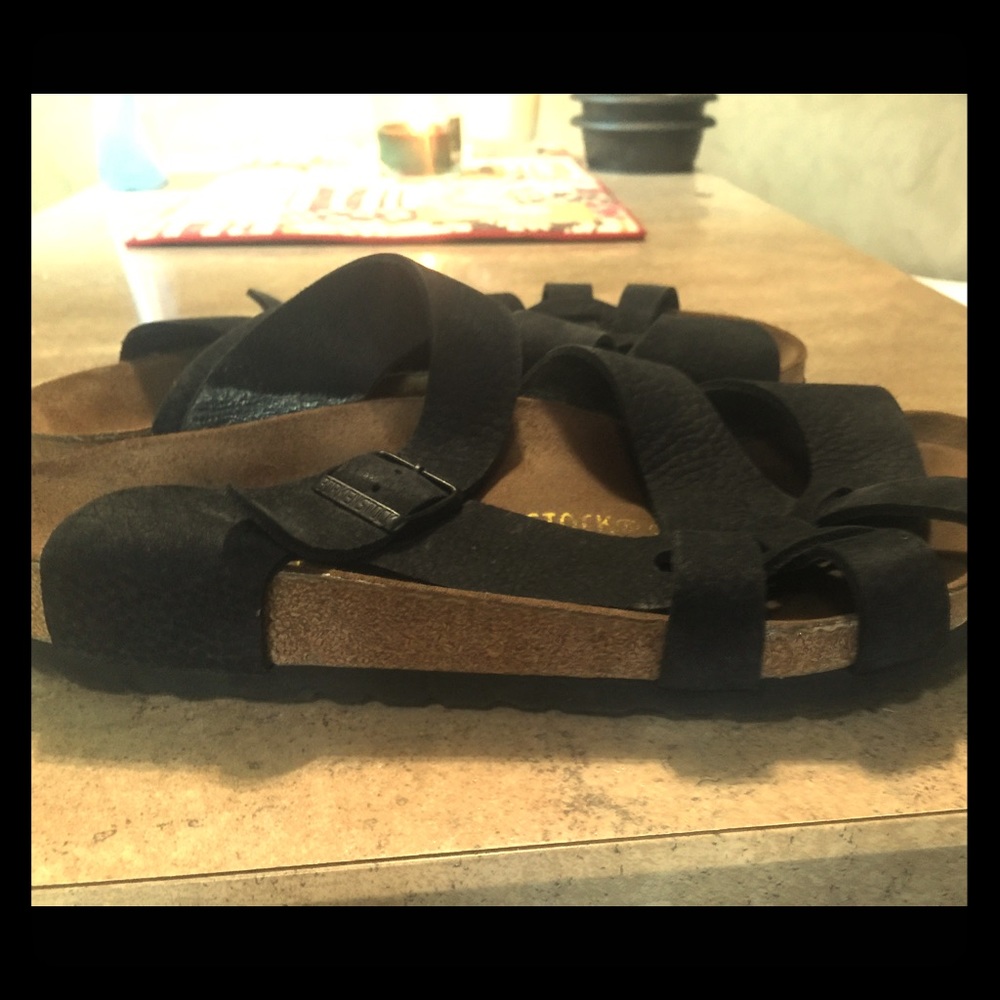 Birkenstocks Black Pisa